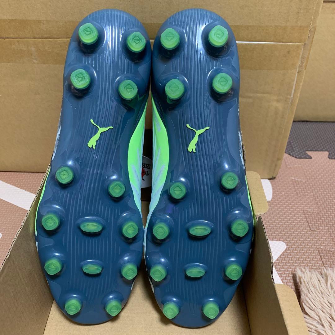 PUMA サッカーシューズ グレー/ライム