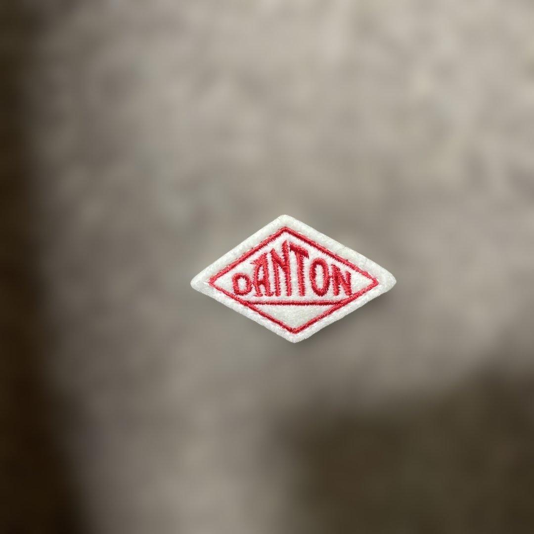 DANTON フード付きグレーウールコート 36