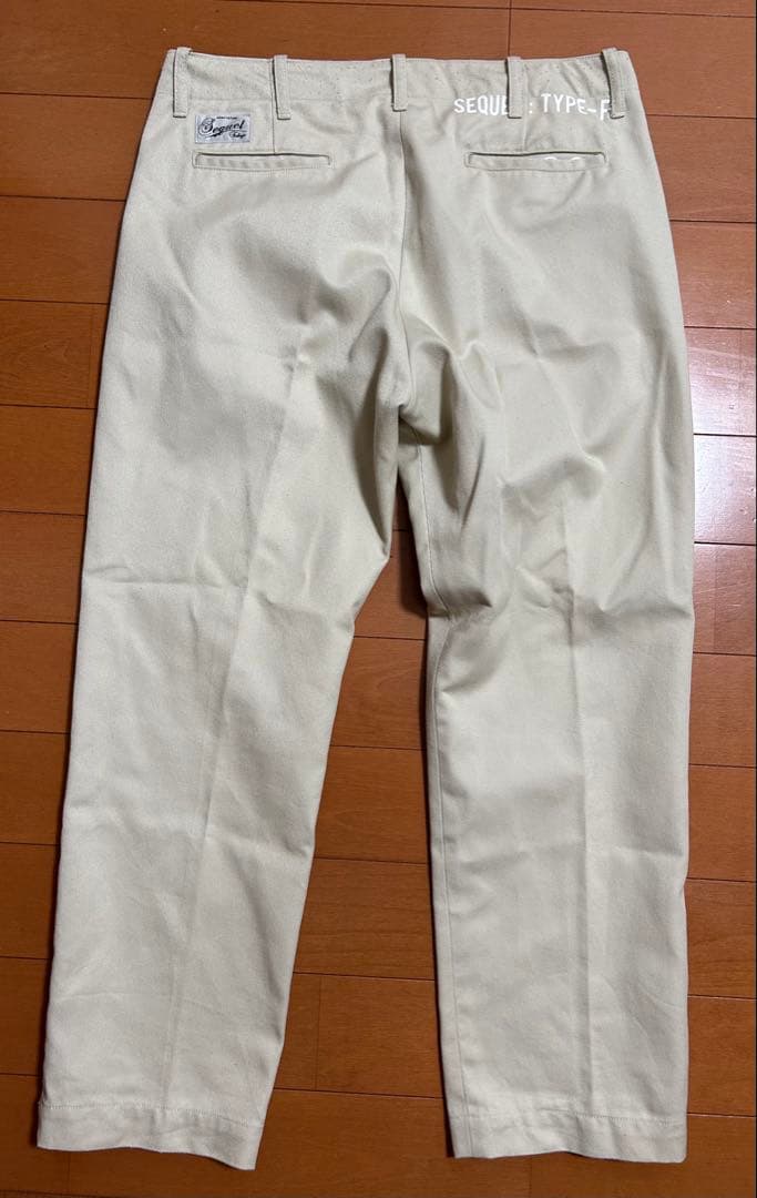 SEQUEL シークエル TYPE-F ベージュ チノパン サイズL