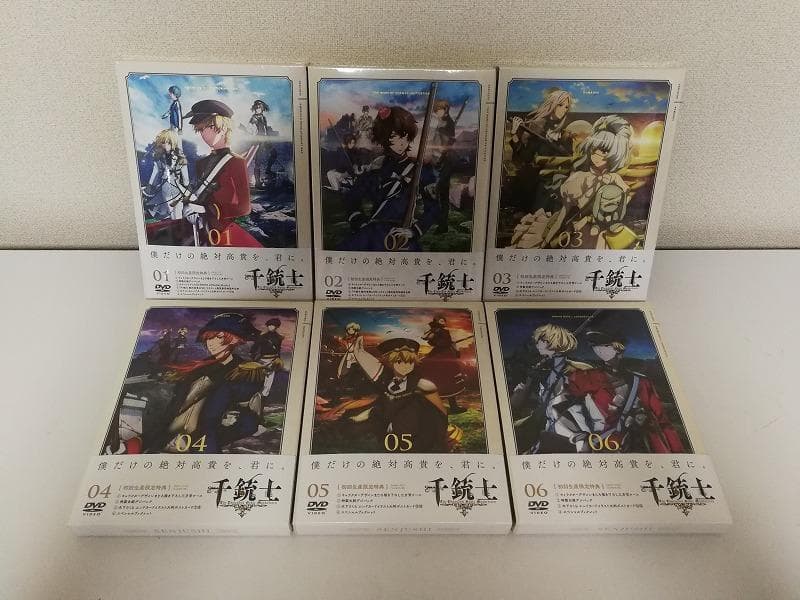 千銃士 初回限定版　DVD　全6巻セット　新品未開封