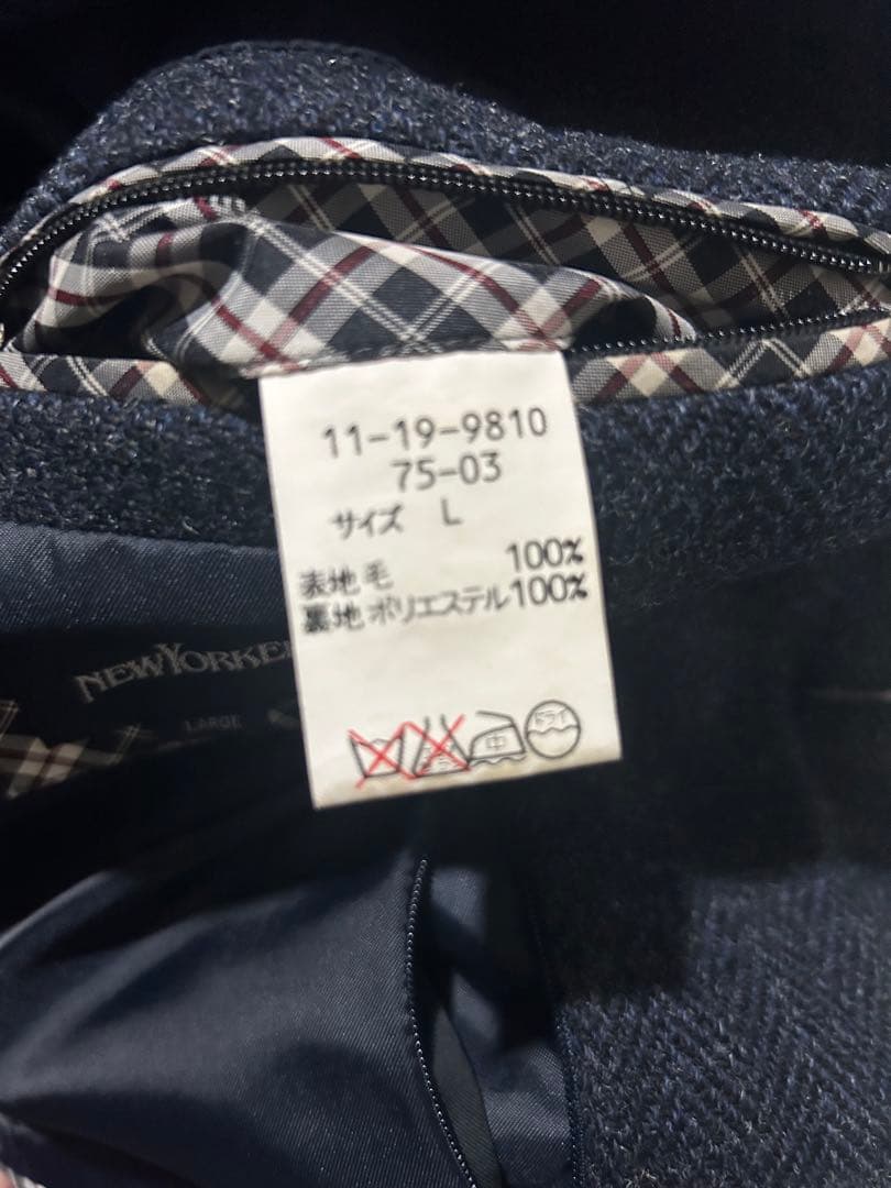 ❤️New Yorker British tweed jacket Navy