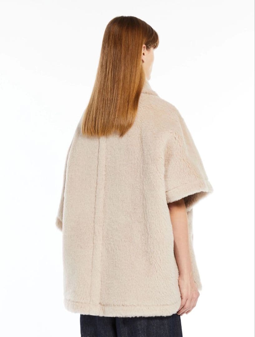 【新品】Max Mara TEBE テディベア ケープ ポンチョ Sand