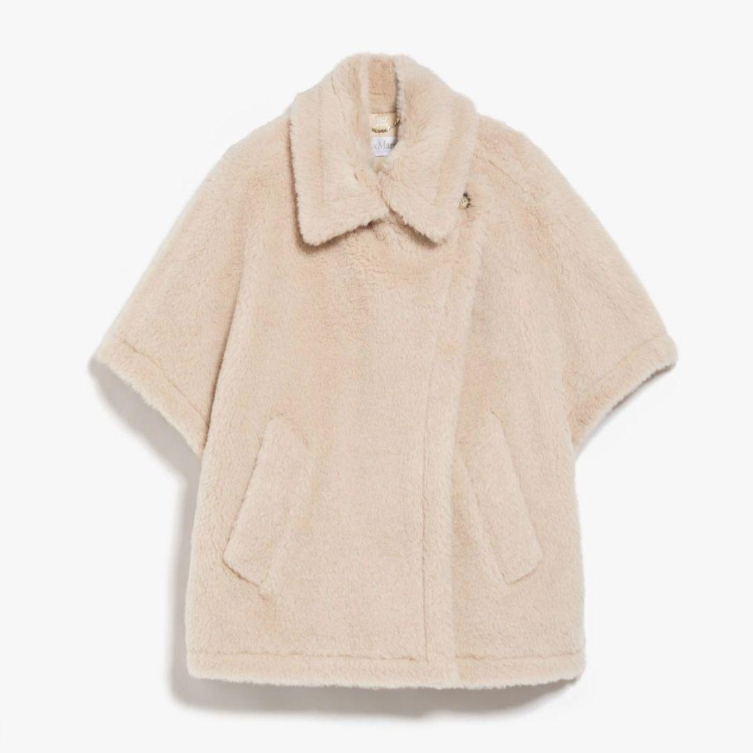 【新品】Max Mara TEBE テディベア ケープ ポンチョ Sand