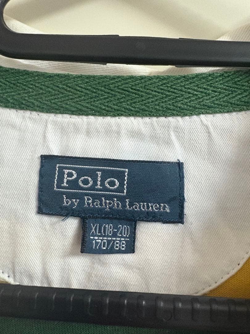 Polo Ralph Lauren ラガーシャツ 紫/黄