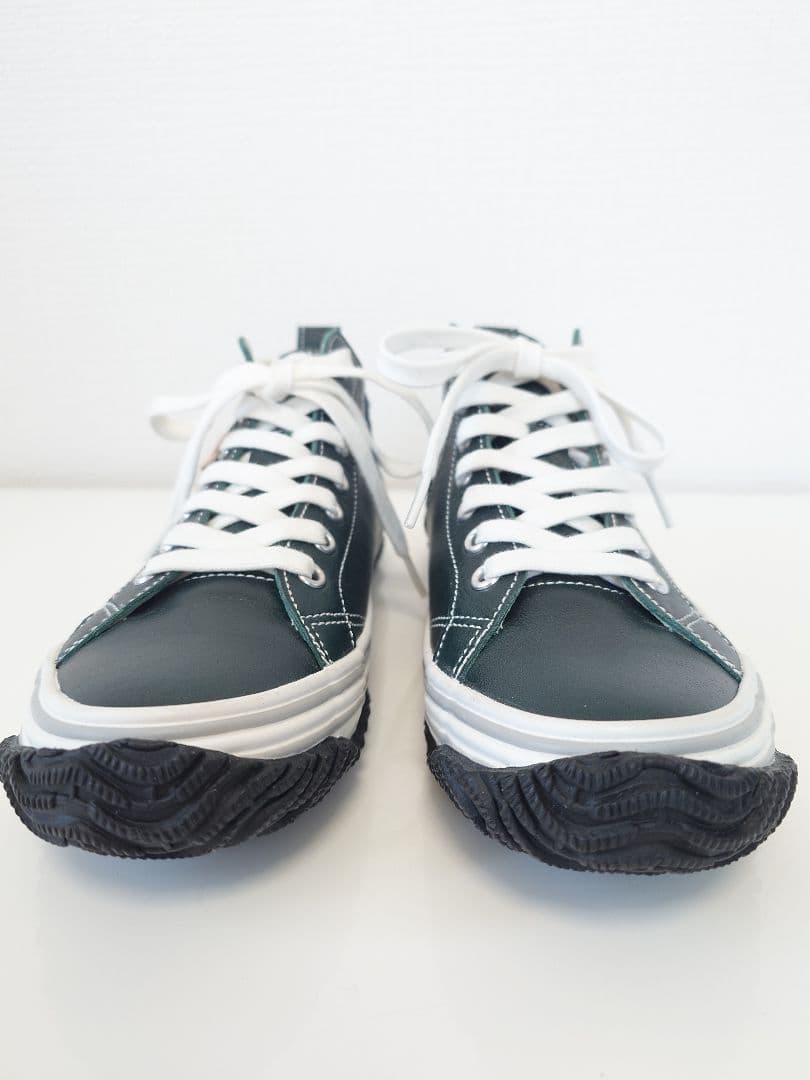 【未使用】スピングルムーブ レザースニーカー SPM-442 ダークブルー XS