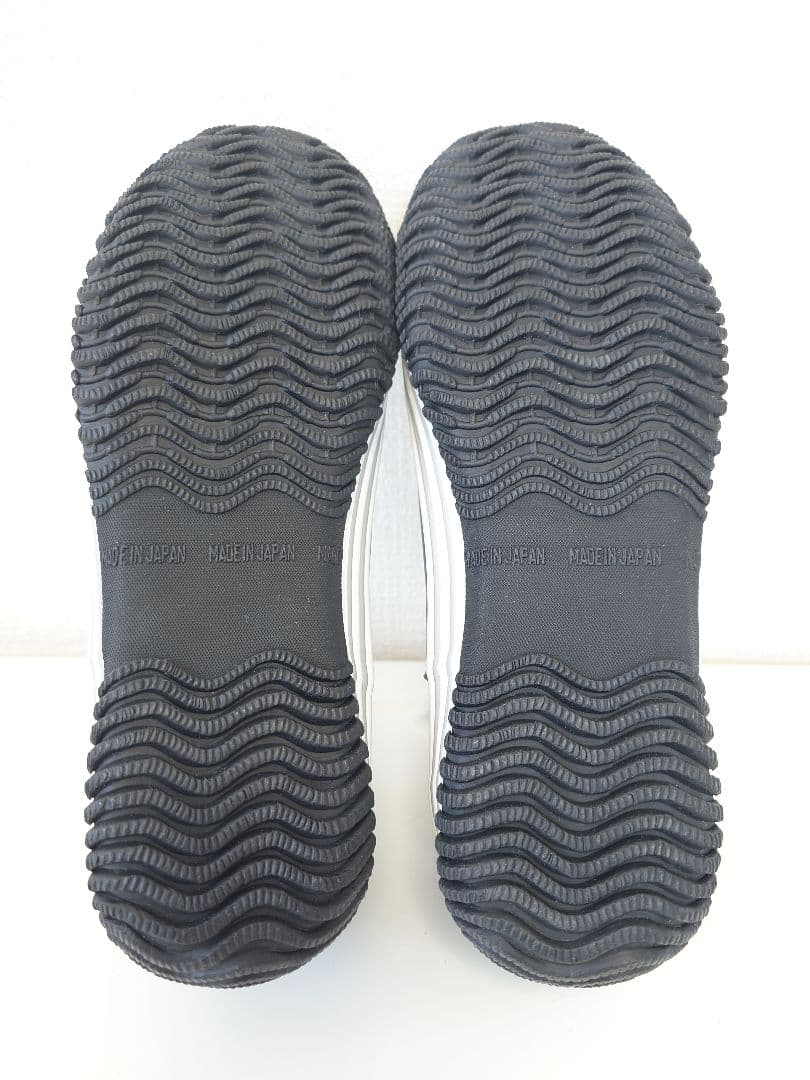 【未使用】スピングルムーブ レザースニーカー SPM-442 ダークブルー XS