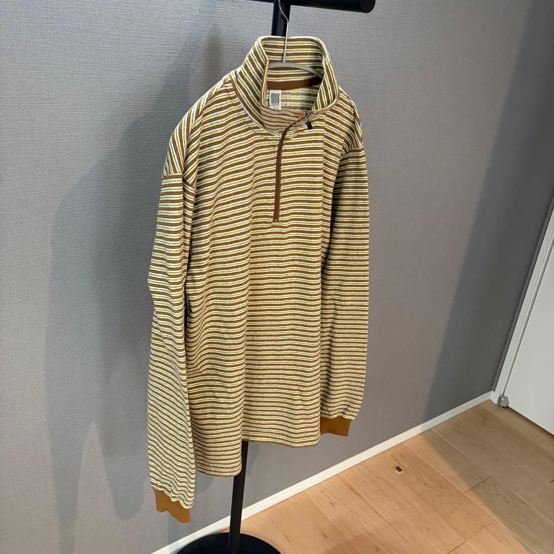 COMFORTBALE REASON / ハーフジップボーダーカットソー