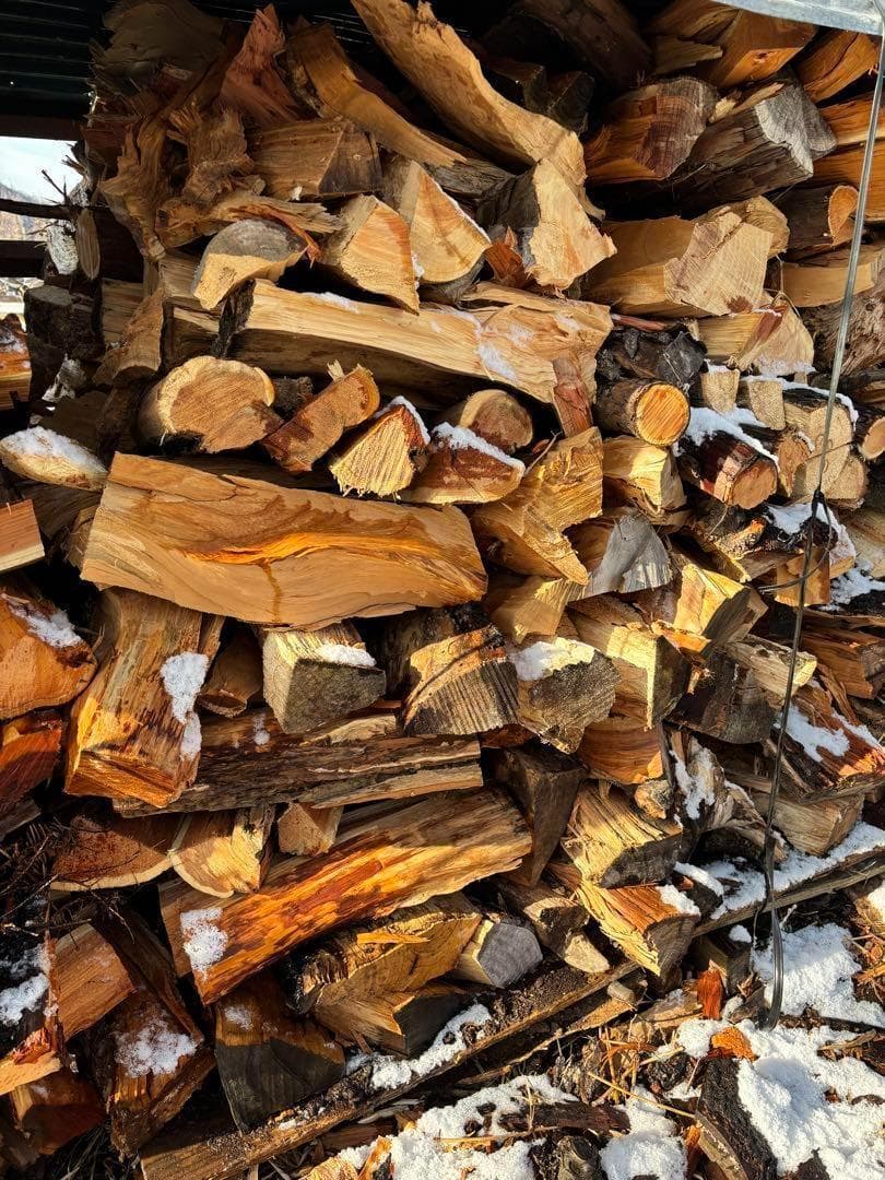 薪 長野　長野市　軽トラ　薪ストーブ おまけ付き 焚き付け×3