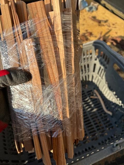 薪 長野　長野市　軽トラ　薪ストーブ おまけ付き 焚き付け×3