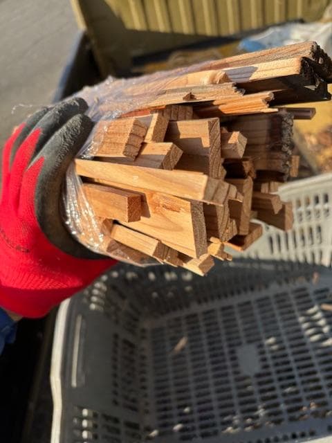 薪 長野　長野市　軽トラ　薪ストーブ おまけ付き 焚き付け×3