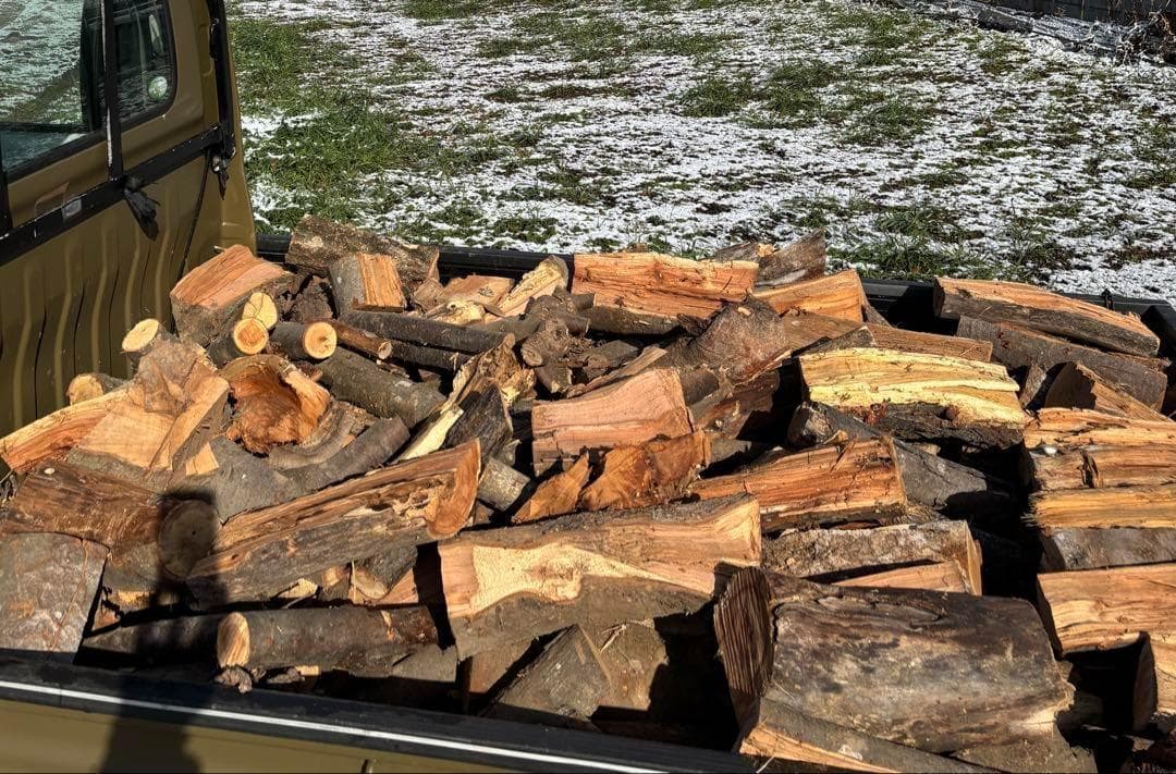 薪 長野　長野市　軽トラ　薪ストーブ おまけ付き 焚き付け×3