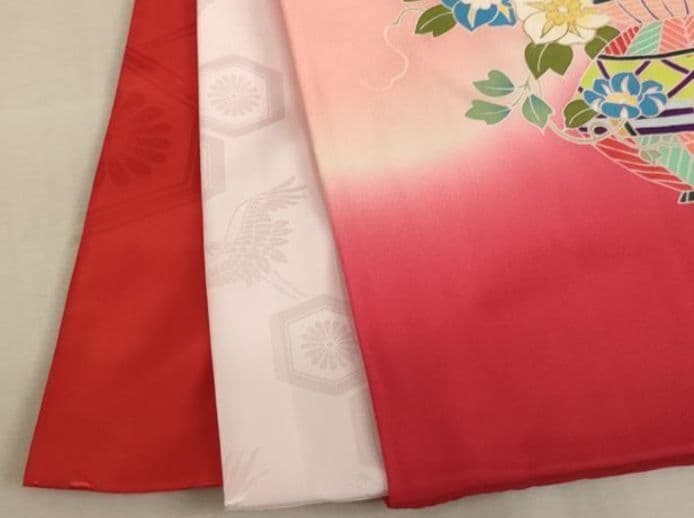 未使用 女の子 お宮参り 初節句 産着 初着 祝い着 絹 ひな祭り 化粧箱