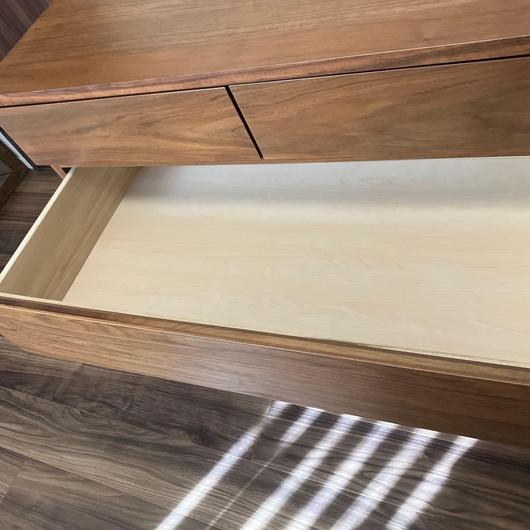 無印良品 木製チェスト4段 88×44×83 ウォールナット材