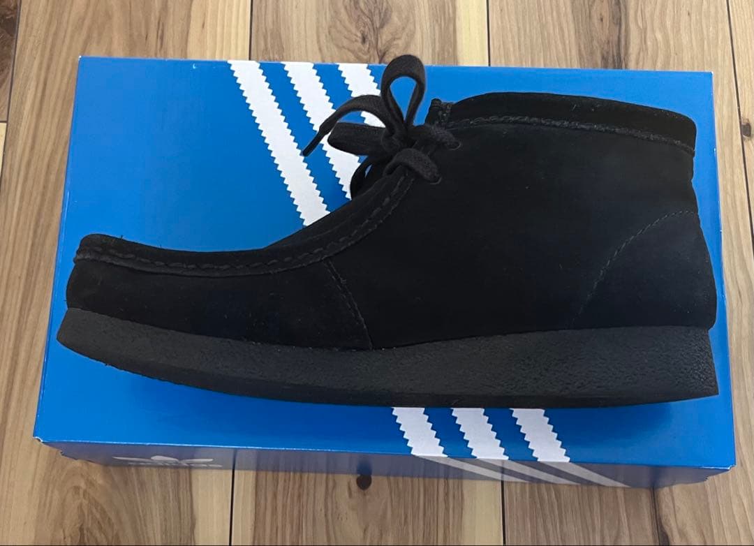 クラークスワラビー　wallabee ブラックuk7