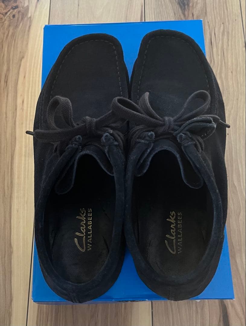クラークスワラビー　wallabee ブラックuk7