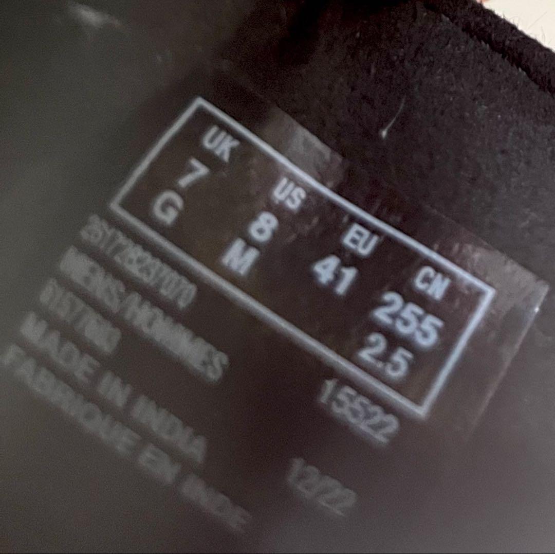 クラークスワラビー　wallabee ブラックuk7