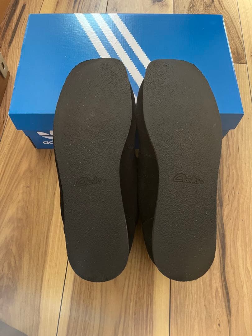 クラークスワラビー　wallabee ブラックuk7