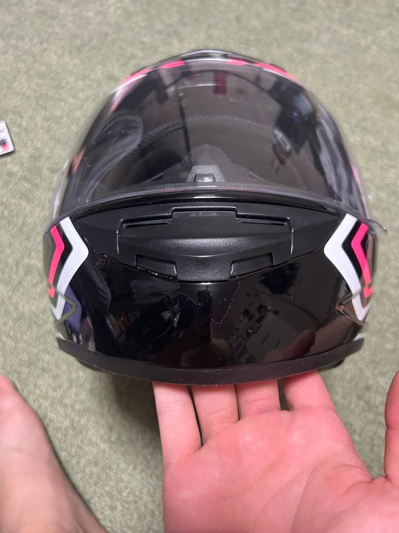 LS2 フルフェイスヘルメット ブラック/ピンク