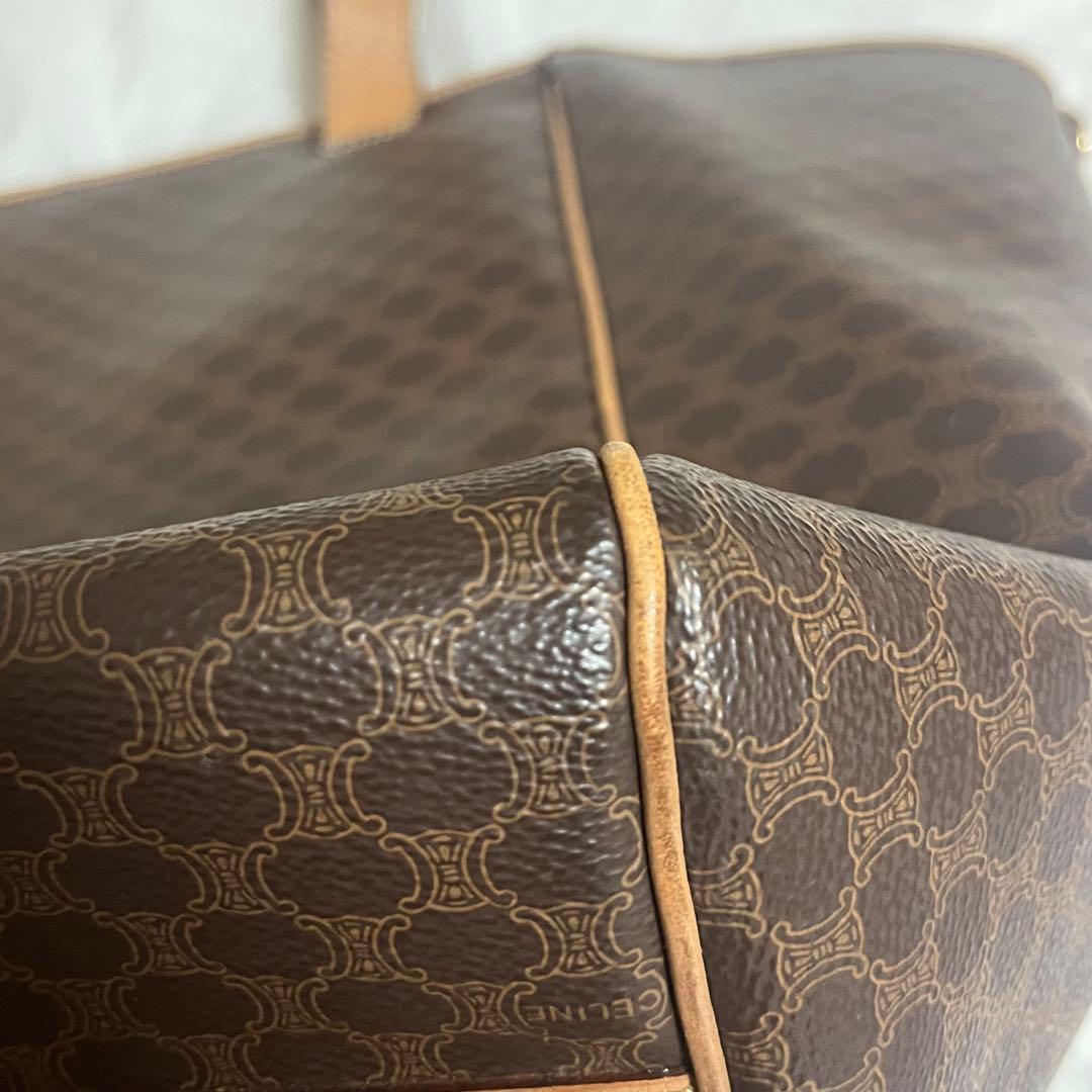 オールドセリーヌ　2WAY ビッグトート　マカダム　vintage