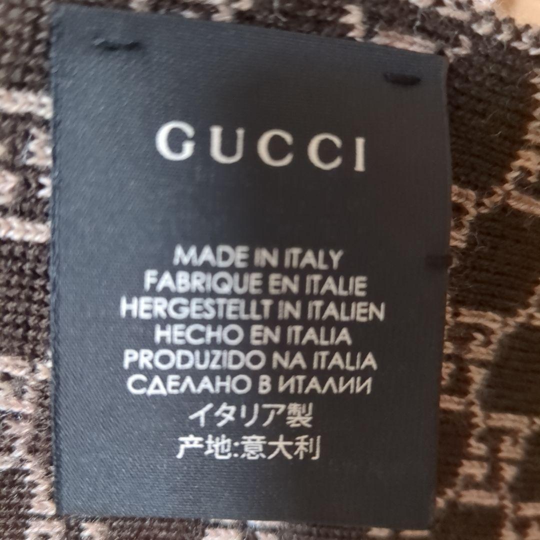 美品 正規店購入 GUCCI マフラー ストール リバーシブル