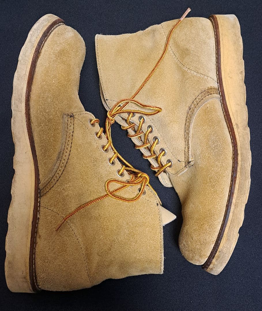 1*0様 redwing 8167 半円タグ スウェード ワークブーツ 9E 9