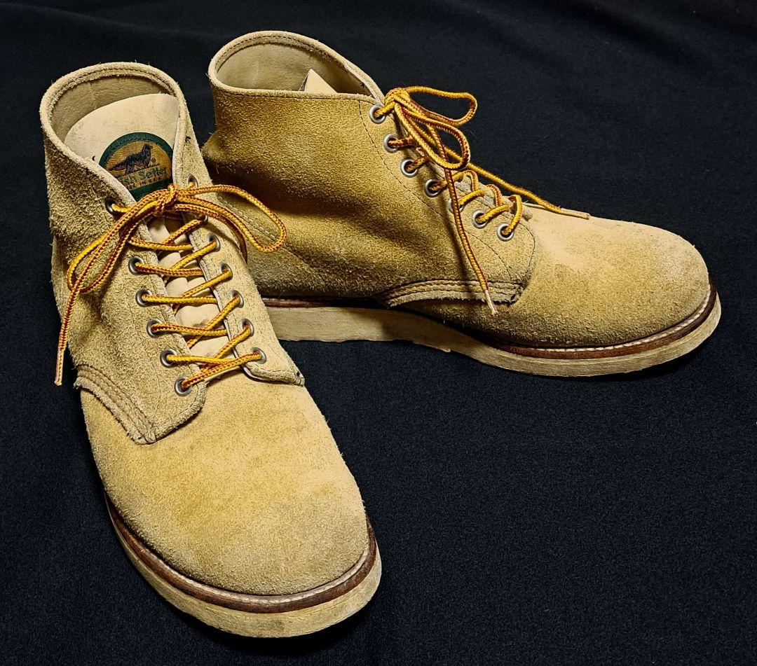 1*0様 redwing 8167 半円タグ スウェード ワークブーツ 9E 9
