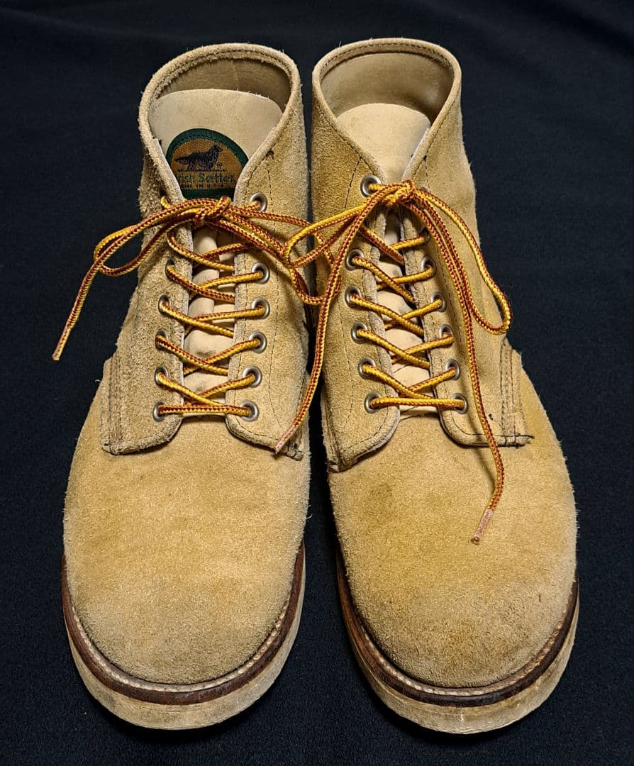 1*0様 redwing 8167 半円タグ スウェード ワークブーツ 9E 9