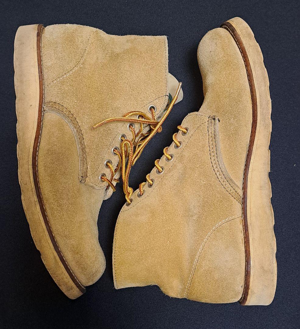 1*0様 redwing 8167 半円タグ スウェード ワークブーツ 9E 9