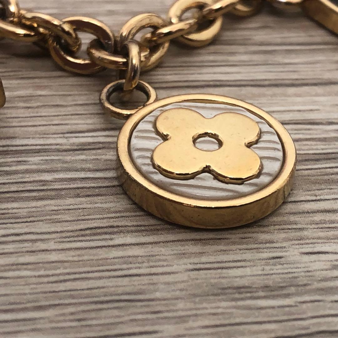 正規品 ヴィトン キーホルダー チャーム M68999 ゴールドカラー