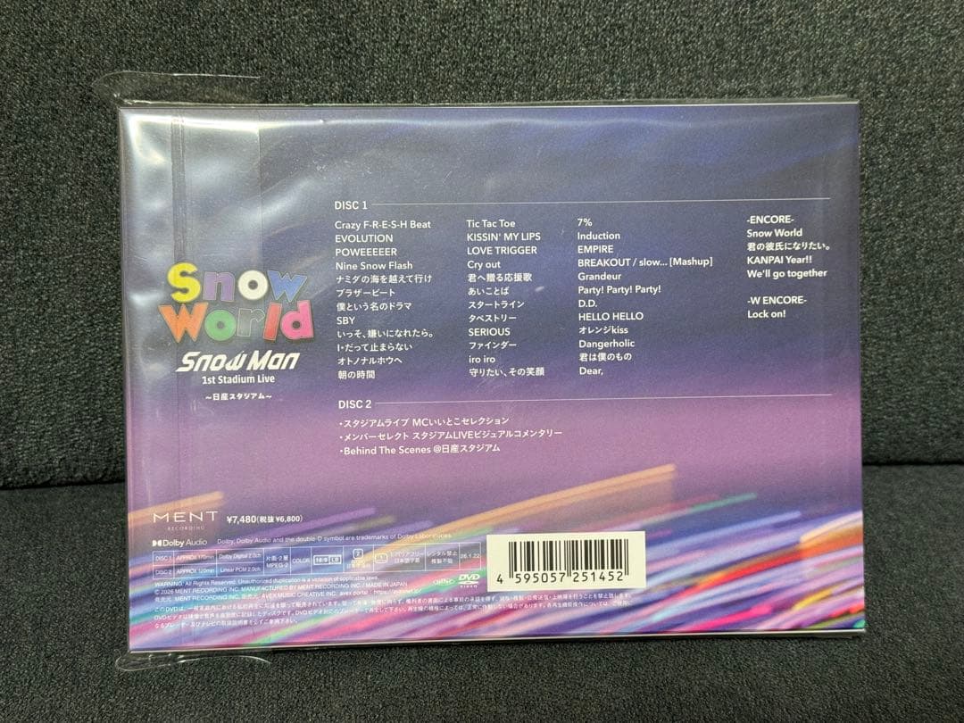 新品・未使用未開封　 Man  World日産スタジアム　DVD