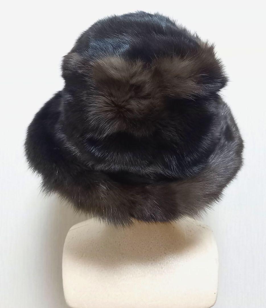 【新品】ロシアンセーブル 帽子 (リアルファー)