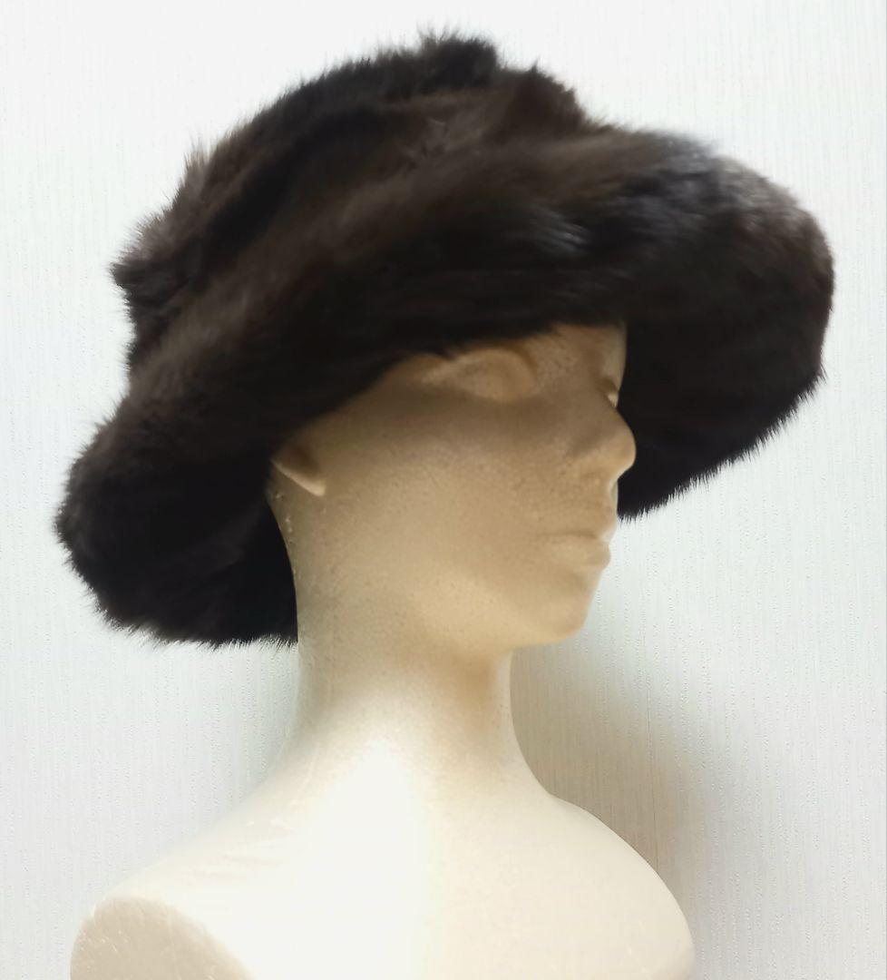 【新品】ロシアンセーブル 帽子 (リアルファー)