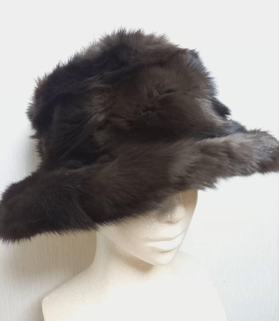 【新品】ロシアンセーブル 帽子 (リアルファー)