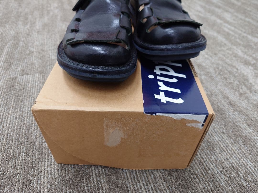 靴 Trippen Yogi m ( black-waw ) size39