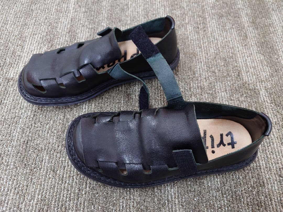 靴 Trippen Yogi m ( black-waw ) size39