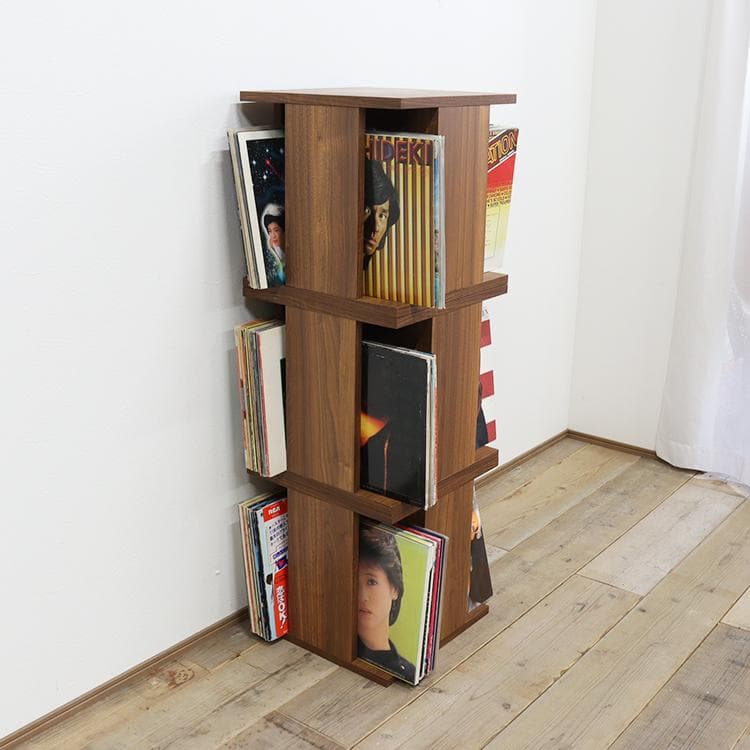 【3個】レコード lp 収納 ラック マガジンラック ボックス 日本製 完成品