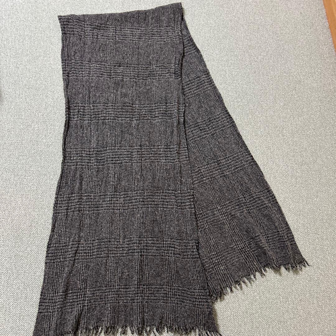 Faliero Sarti イタリア ロングストール グレンチェック