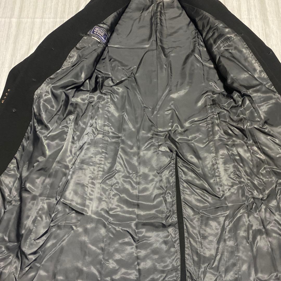 ポロラルフローレン　チェスターコート　ブラック