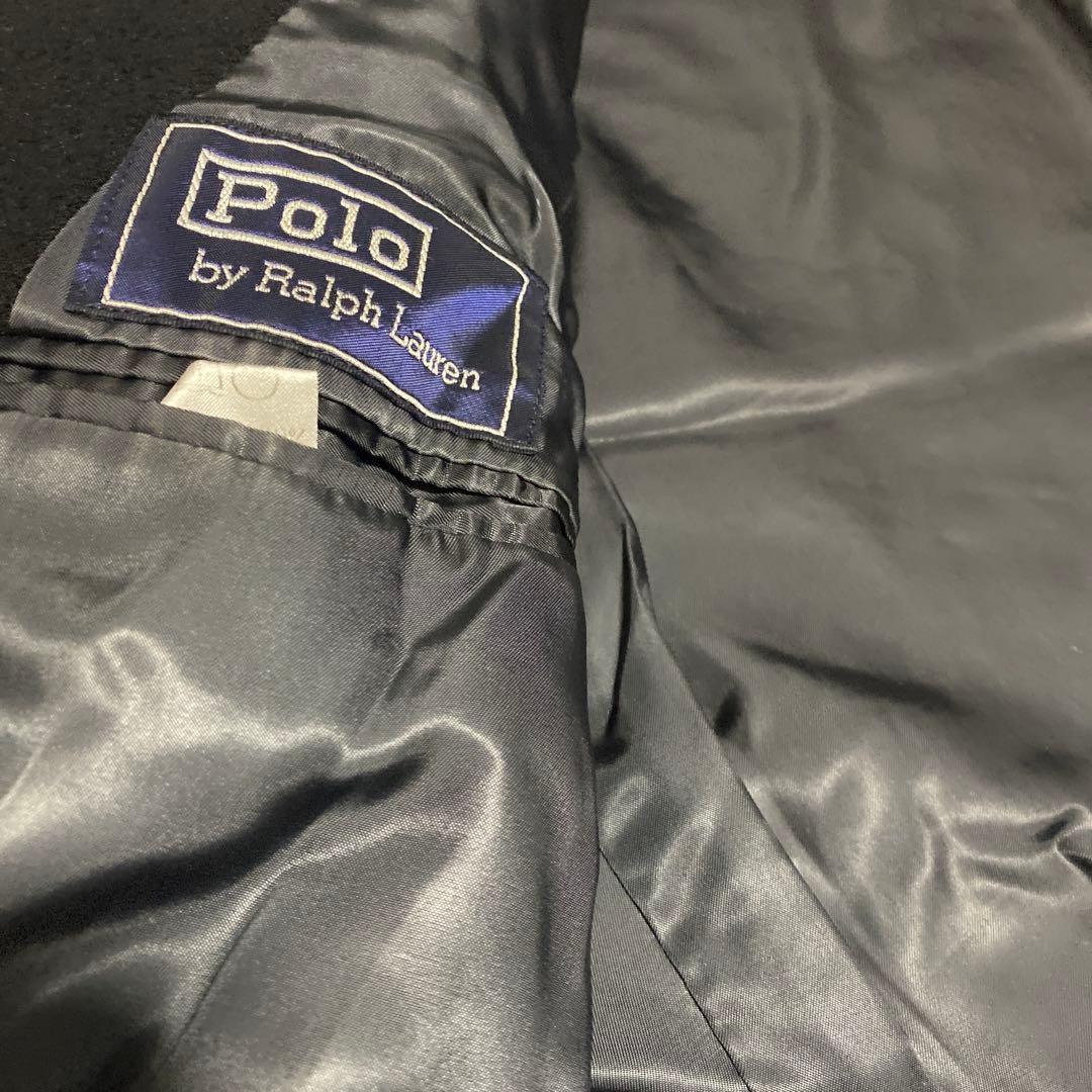 ポロラルフローレン　チェスターコート　ブラック