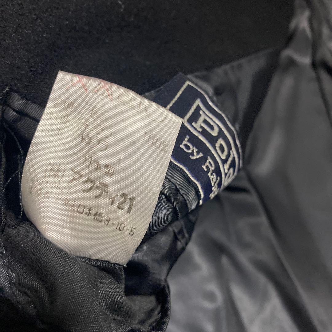 ポロラルフローレン　チェスターコート　ブラック