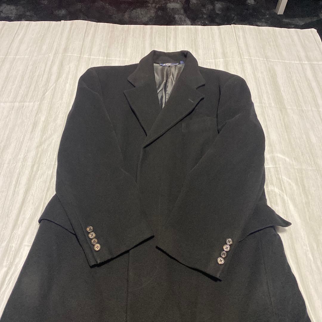 ポロラルフローレン　チェスターコート　ブラック