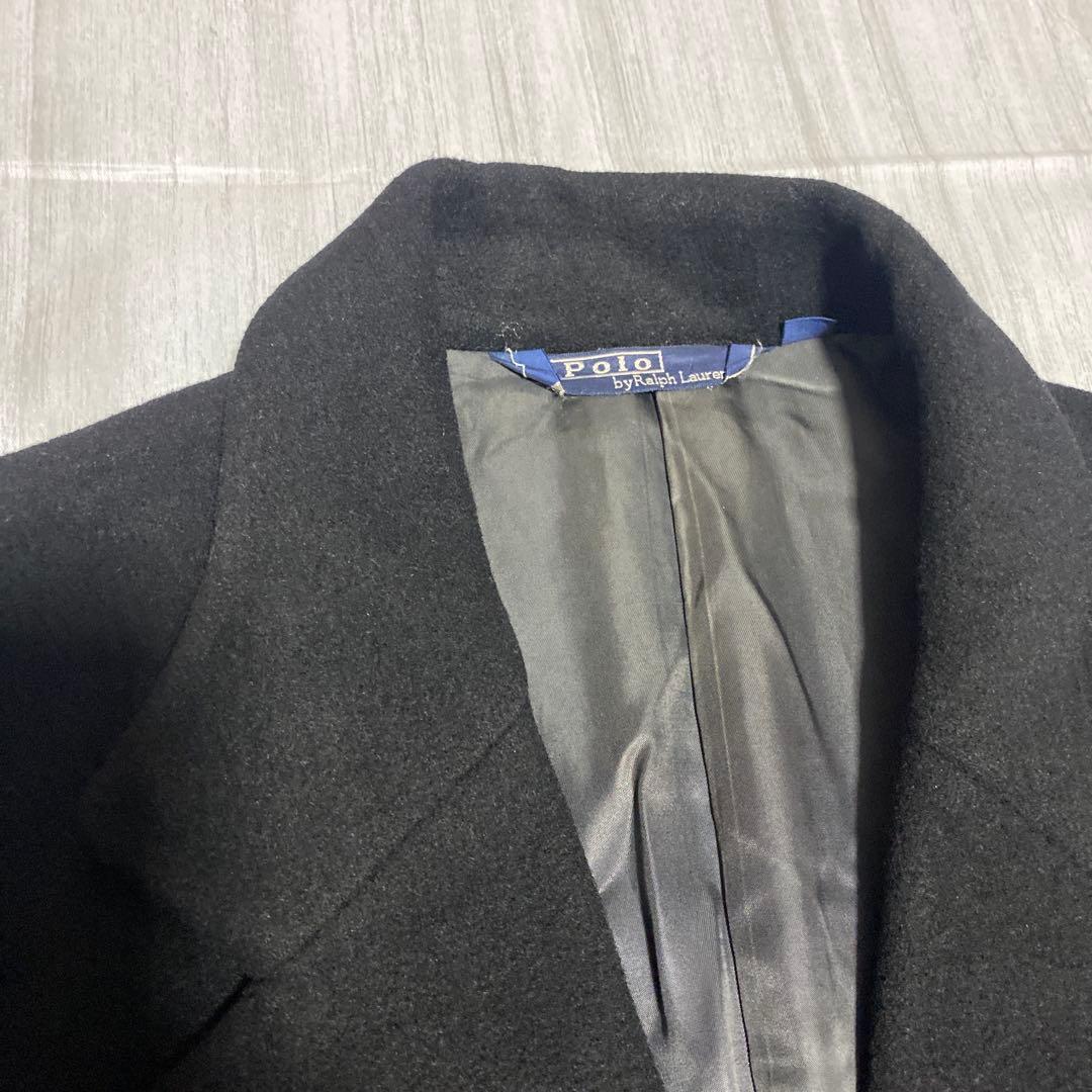 ポロラルフローレン　チェスターコート　ブラック