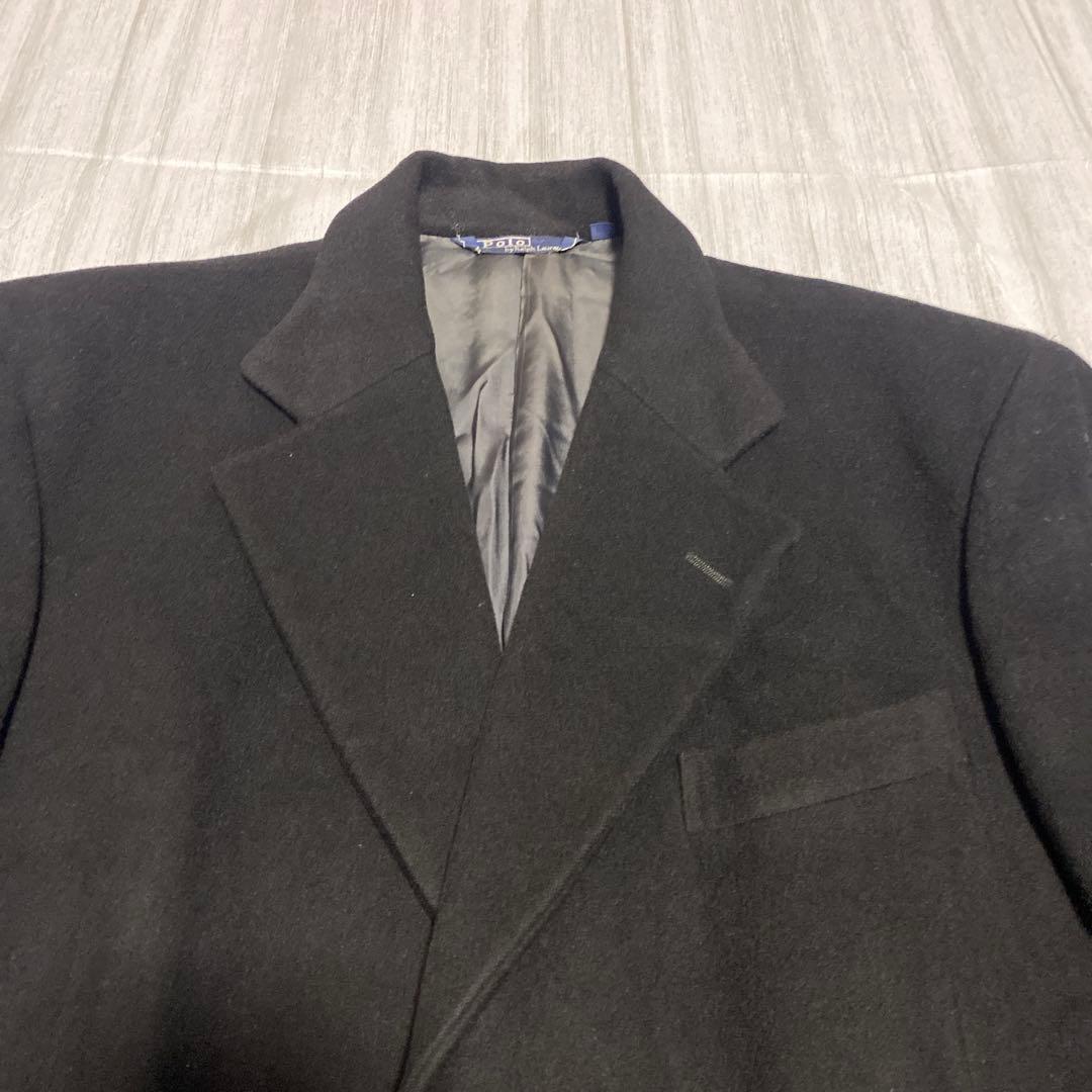 ポロラルフローレン　チェスターコート　ブラック