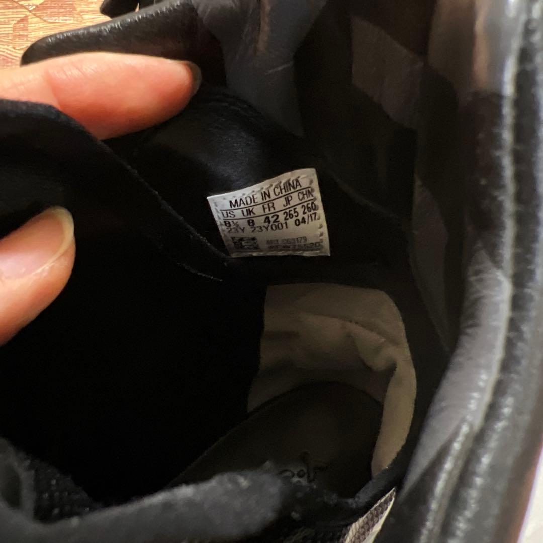 Y-3 ブラック ハイカットブーツ