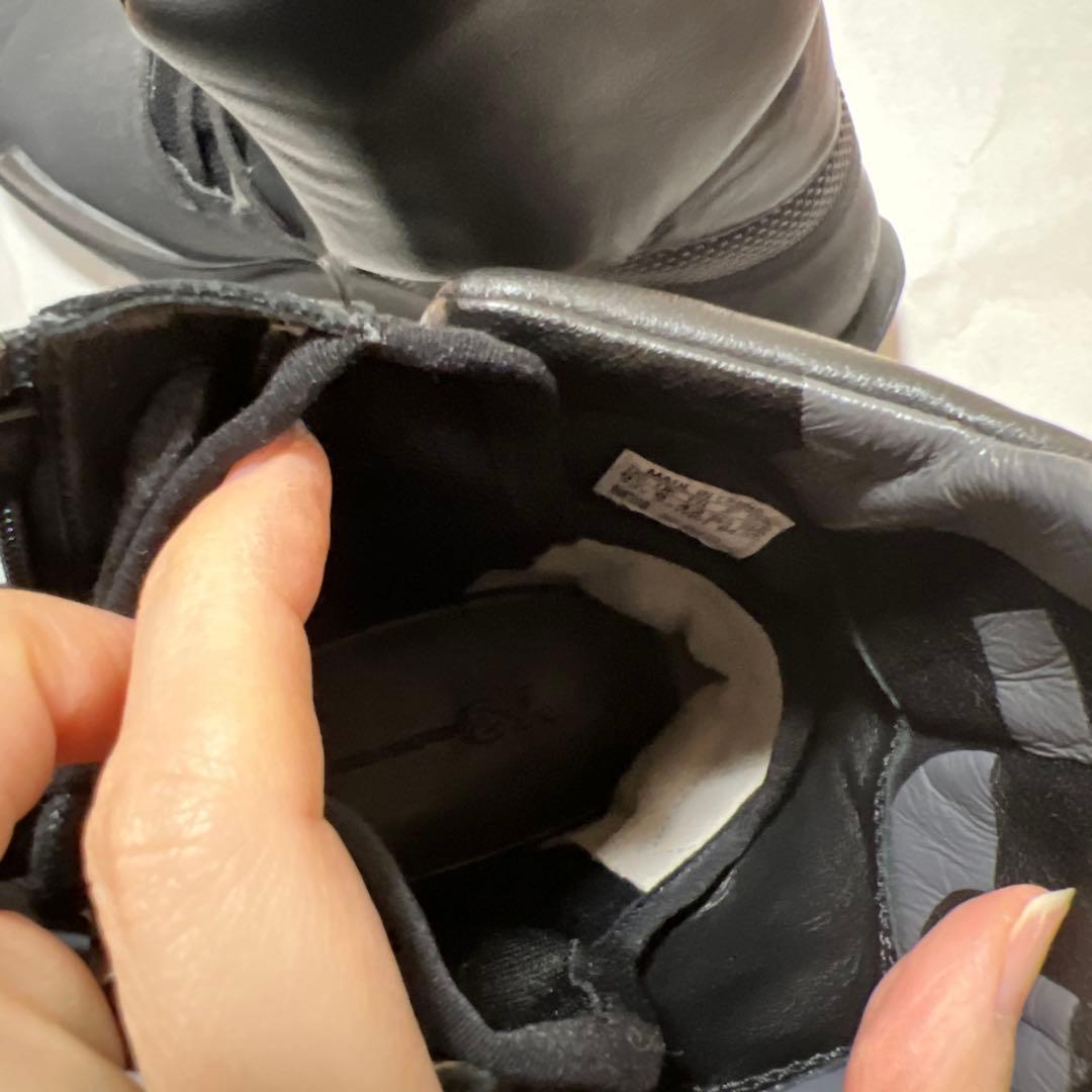 Y-3 ブラック ハイカットブーツ