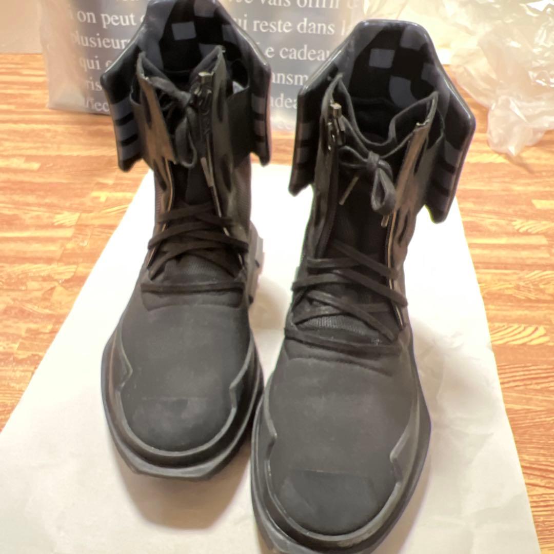 Y-3 ブラック ハイカットブーツ