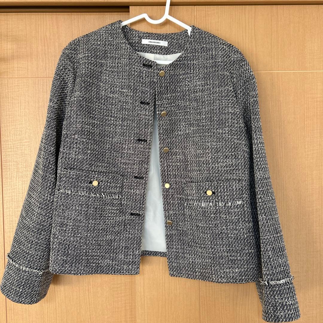 URBAN RESEARCH ノーカラージャケット フリーサイズ 卒業式　入学式