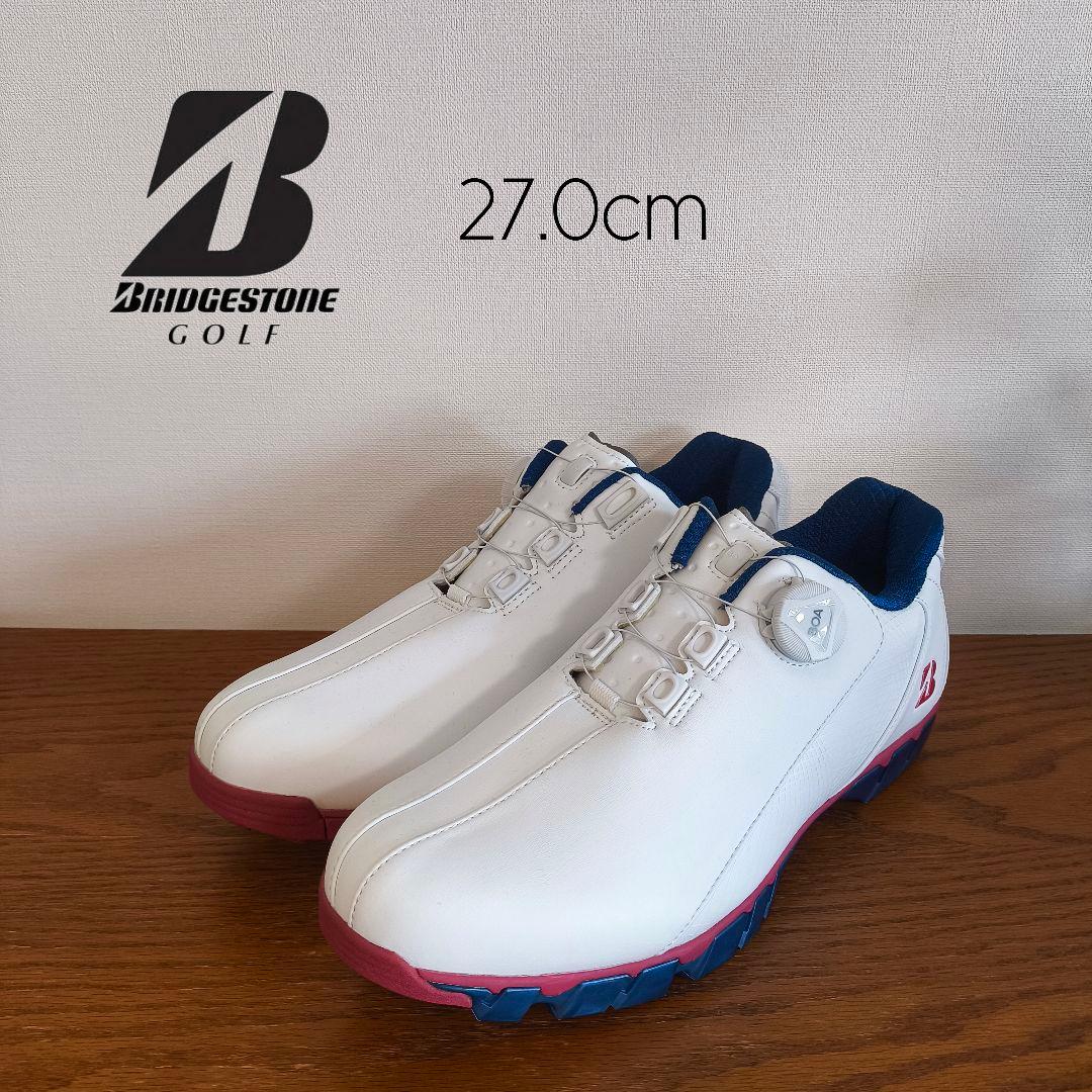 【あきさん】ブリヂストン　TOUR B　ゴルフシューズ　BOA付　27.0