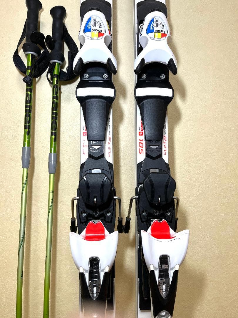 ROSSIGNOL HERO FIS GS 185 スキーセット