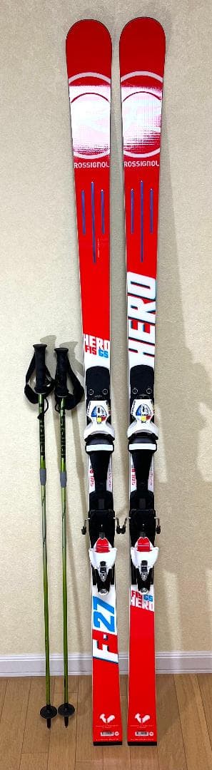 ROSSIGNOL HERO FIS GS 185 スキーセット